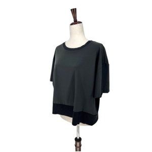 Cobble Lane Crewneck Tee w/ Ribbed Trim | Large